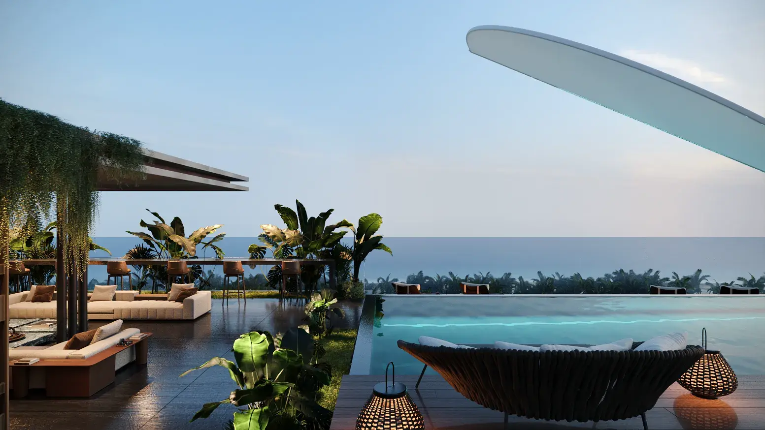 Rooftop wellness space at ADDRESSBALI® for detox and rejuvenation